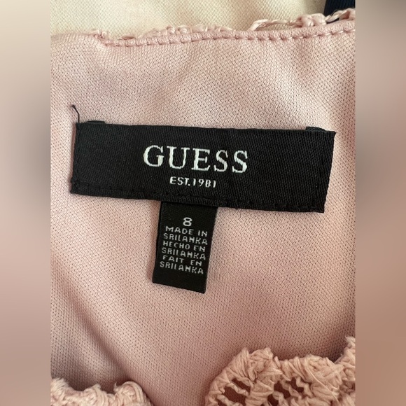 Guess Pink Lace Dress - Picture 3 of 4